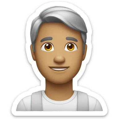 A fair person with thank you gesture sticker