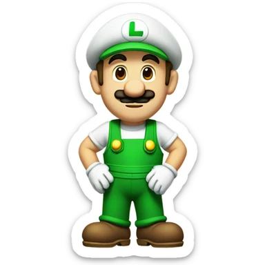 luigi sticker