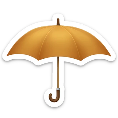autumn umbrella sticker