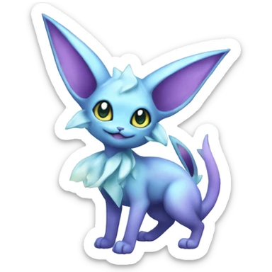 Espeon-Vaporeon full body sticker