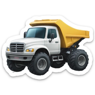 Side view Monster Kei truck sticker