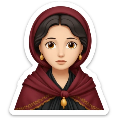 Fado Singer sticker