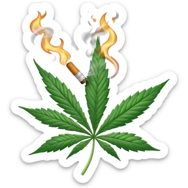 🍃🚬 thc cannabis sticker