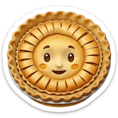 pie crust sticker