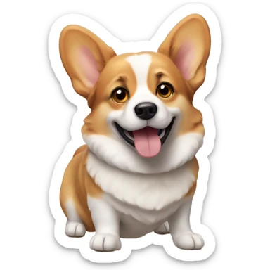 Corgi sticker