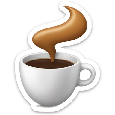 coffee cup that says “begin again” sticker