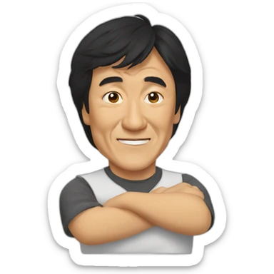 Jackie Chan sticker