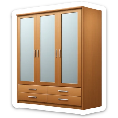 wardrobe modern closed mirror door sticker