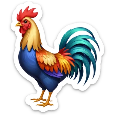 Cock sticker