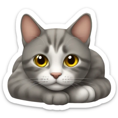 Cat chilling sticker