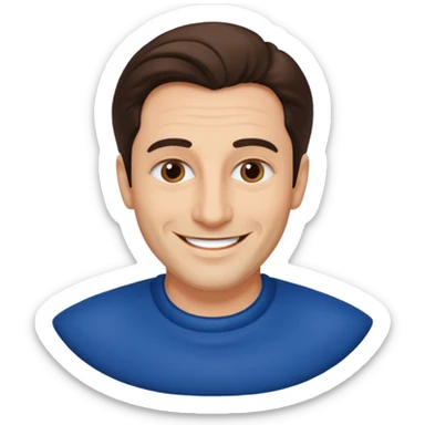 Manfredi Aliquò, Italian Actor (b.1958) sticker