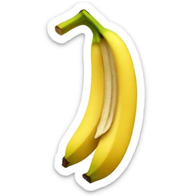 banana peel sticker