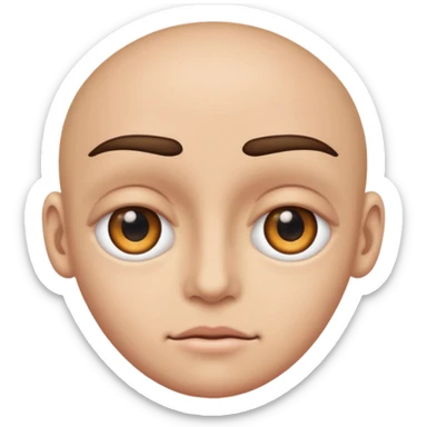 Ojo mas abierto que el otro sticker