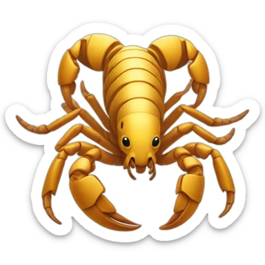 twin tail scorpion sticker