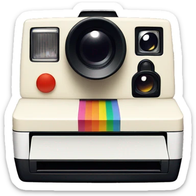 Polaroid sticker