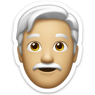Un emoji qui a un regard latéral sticker