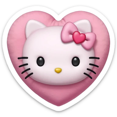✨hello kitty heart sticker
