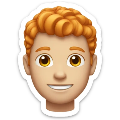 ginger boy  sticker