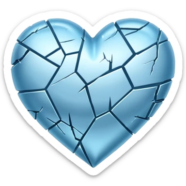 Corazón frio sticker