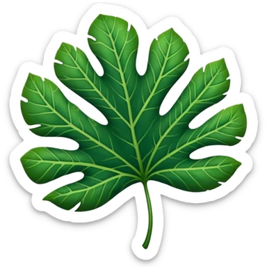 jungle leaf sticker