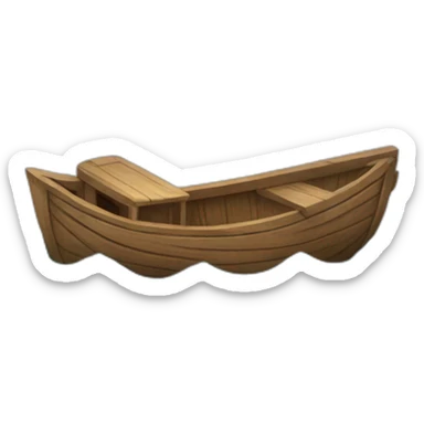 un barco quemandose sticker