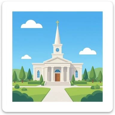 LDS temple sticker