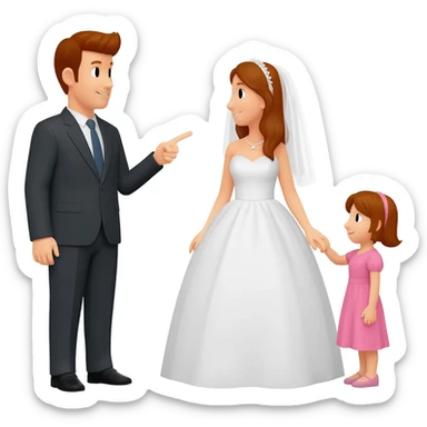 Familial Pressuring two people to get Marry sticker
