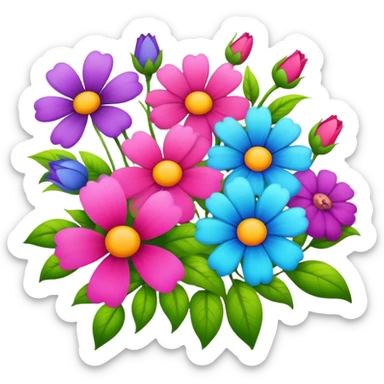 Flowers sticker