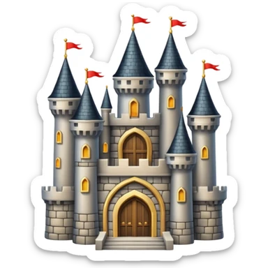 luxurious castle sticker