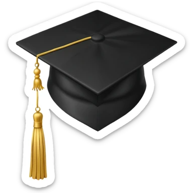 Necesito un gorro de una egresada de la universidad sticker