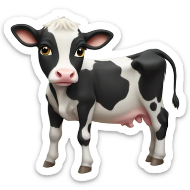 cute baby cows sticker