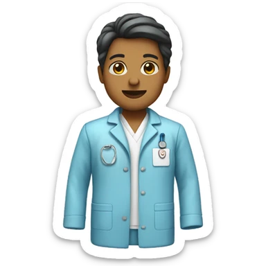 light blue jacket for a nurse, only jacket no person sticker