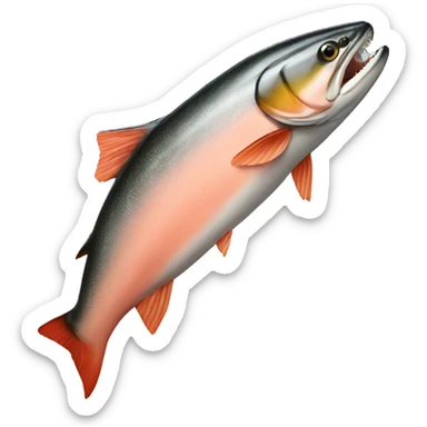 salmon sticker