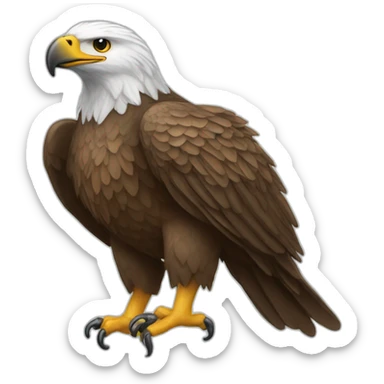 Aigle féroce sticker
