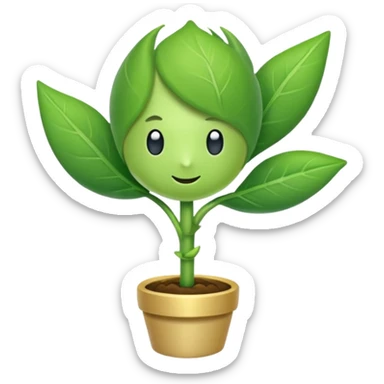 Sprout from dandys world  sticker