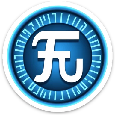  combine the π (pi) math symbol, binary code emerging from it. sticker