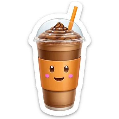 Dunkin' Donuts iced coffee sticker