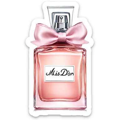 Miss dior perfume sticker