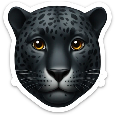 Black jaguar sticker