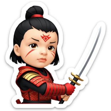 Daring Samurai sticker