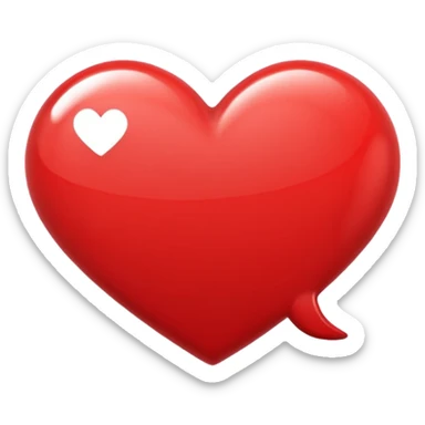 💭❤️ put heart in speech bubble  sticker