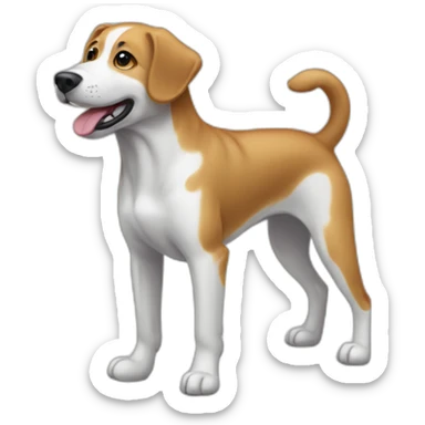 Un chien handicapé  sticker