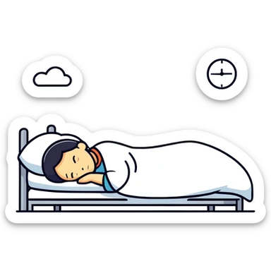 Me sleeping sticker