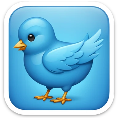 Twitter logo x sticker