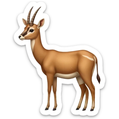 Hirola Antelope sticker