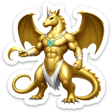 Gay King Kong Super duper Transcendent celestial infinity cosmic galactic energy Mega neon unicorn dragon hydra hyper rare golden penguin Golden Divine god angel Omni Black and white Super muscular Buff sigma Gigachad cat full body tuxedo colored  sticker