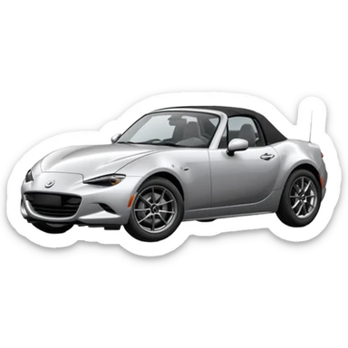 mx-5 NC silver hardtop sticker