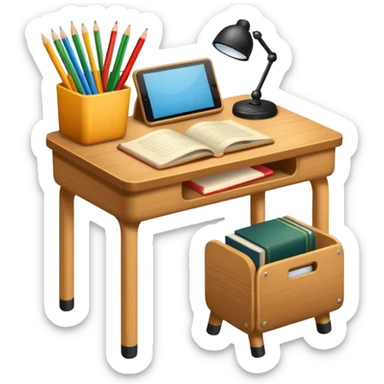 Classroom school desk sticker