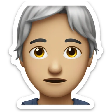 crying sad tears sticker