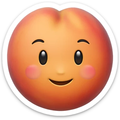 emoji with butt sticker